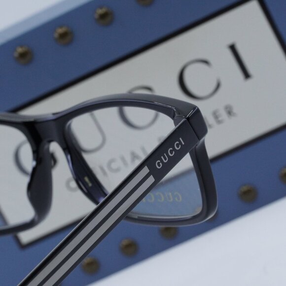 FINAL PRICE NEW GUCCI GG0692O 001 BLACK EYEGLASSES - Picture 4 of 9